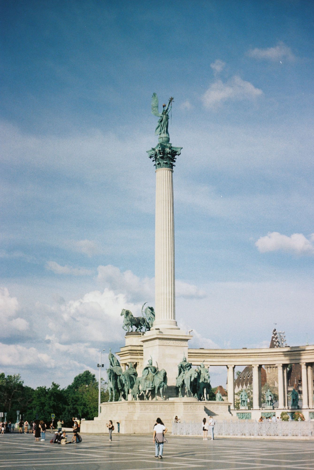 Heroes' Square, at the edge of City Park near District XIV, Budapest